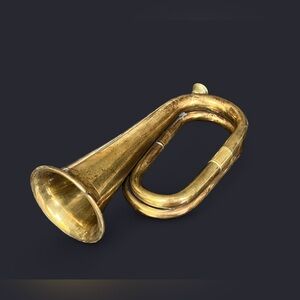 VINTAGE Brass Equestrian/Military Bugle